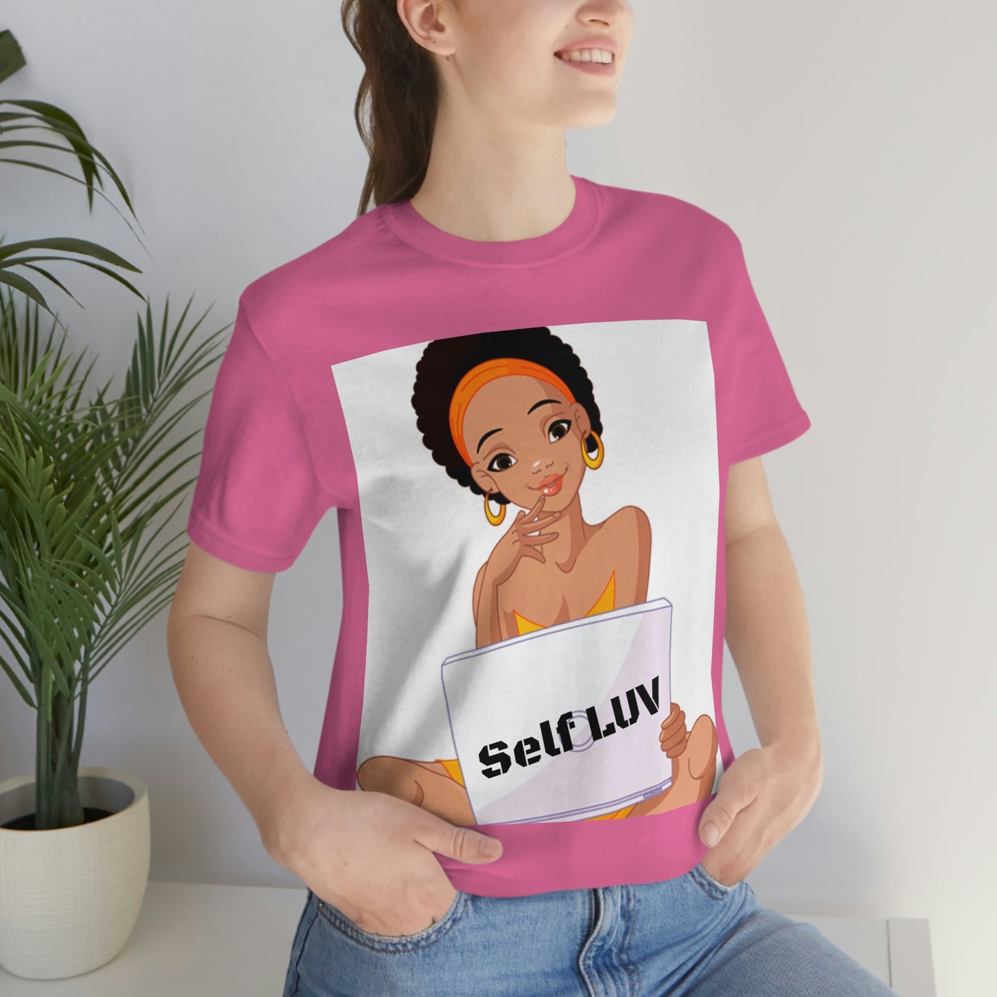 Unisex Jersey Short Sleeve Tee(Self Luv)