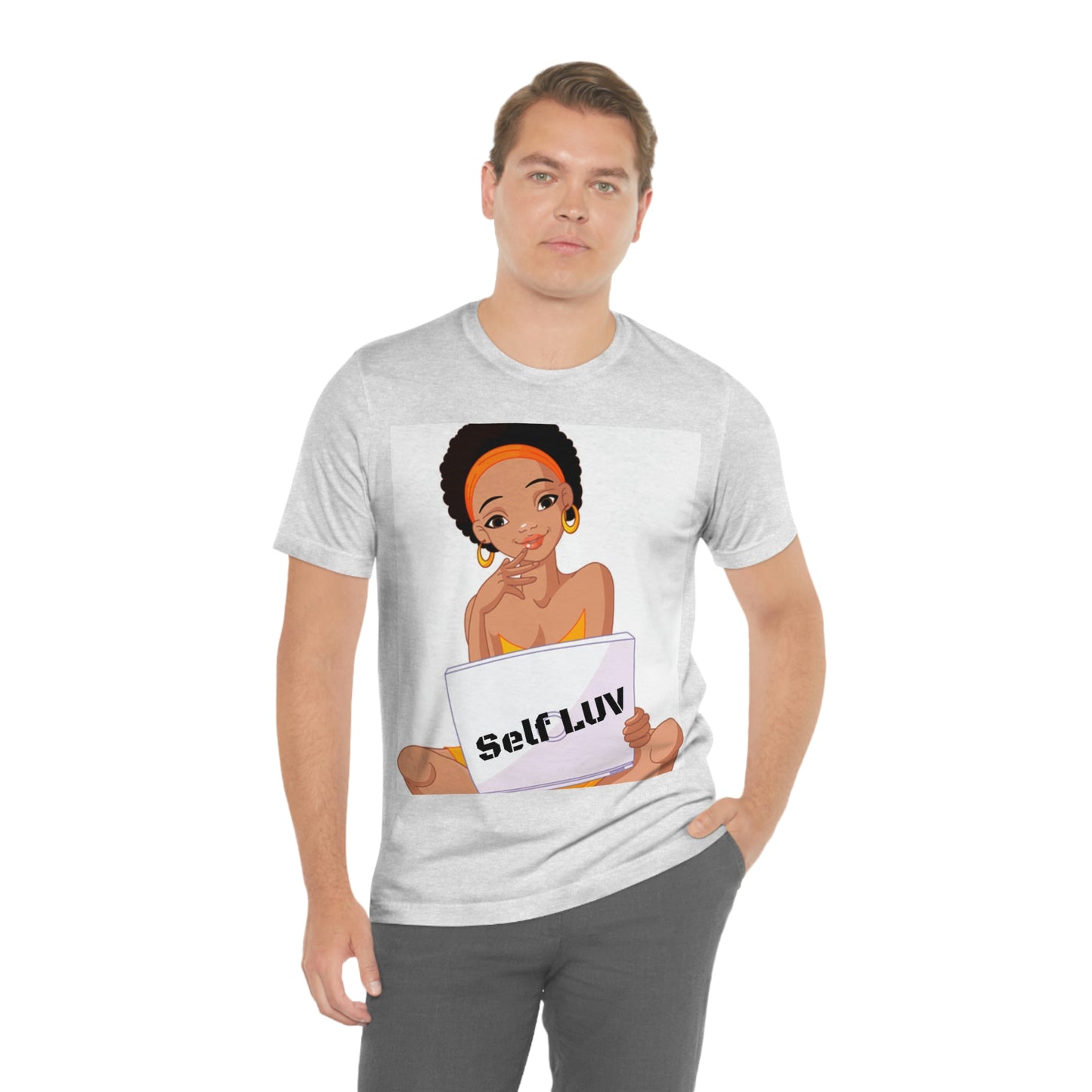 Unisex Jersey Short Sleeve Tee(Self Luv)