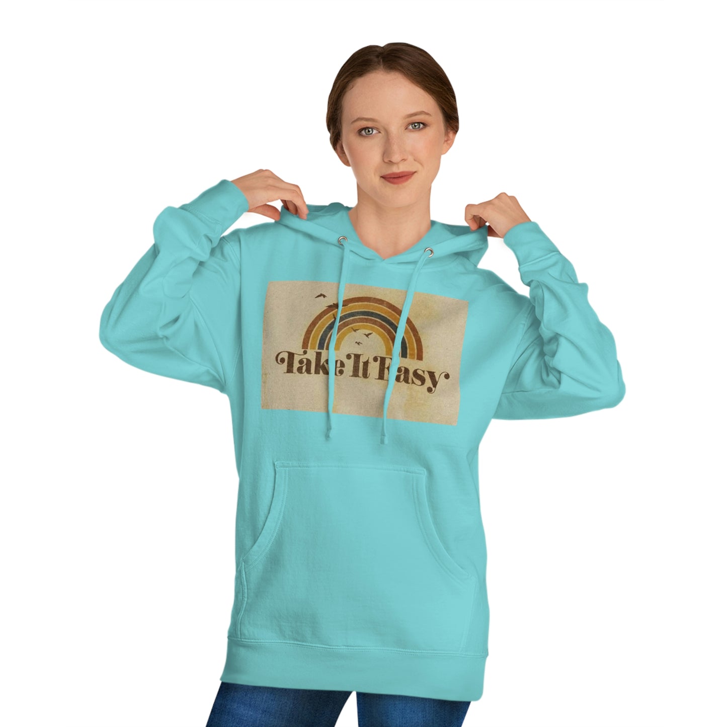 Unisex Hooded Sweatshirt(Take it easy)