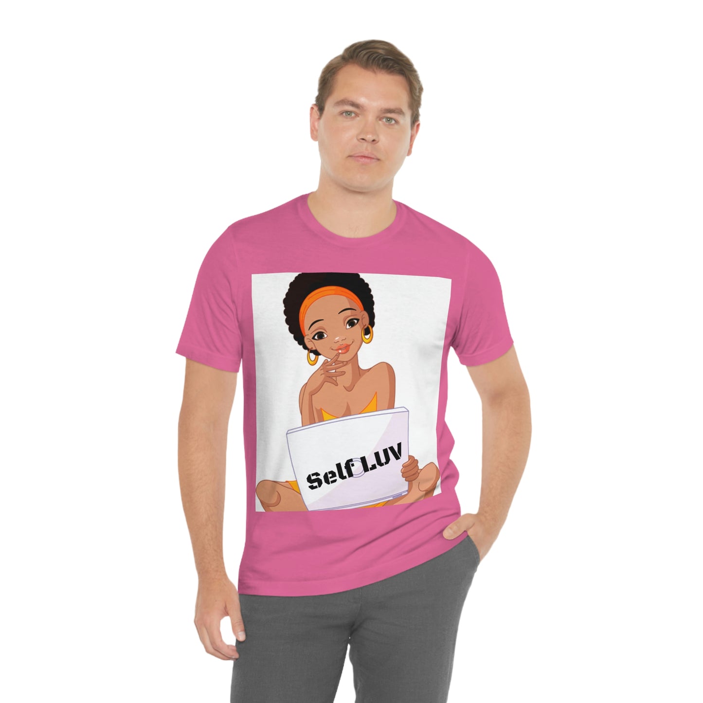 Unisex Jersey Short Sleeve Tee(Self Luv)