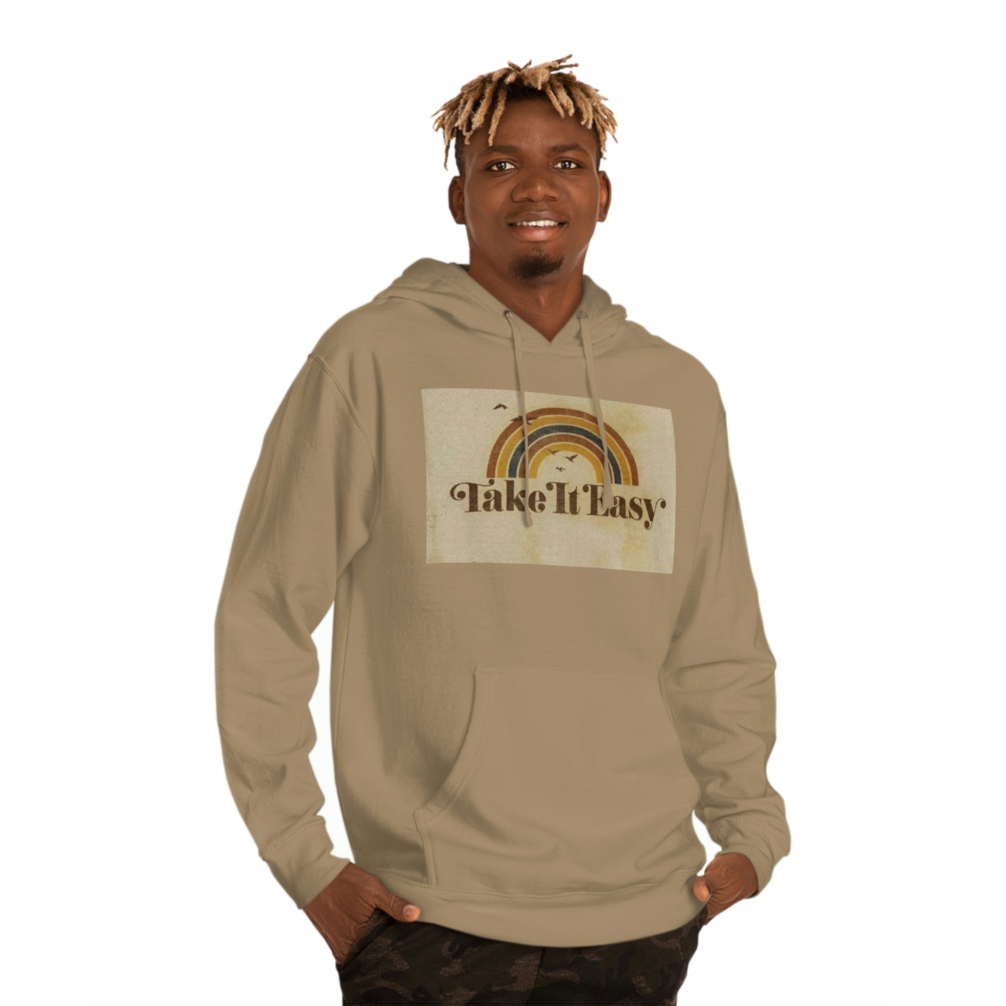 Unisex Hooded Sweatshirt(Take it easy)