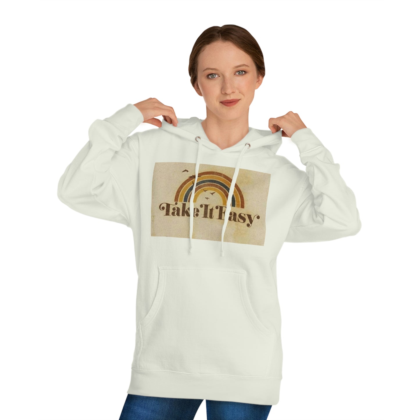 Unisex Hooded Sweatshirt(Take it easy)