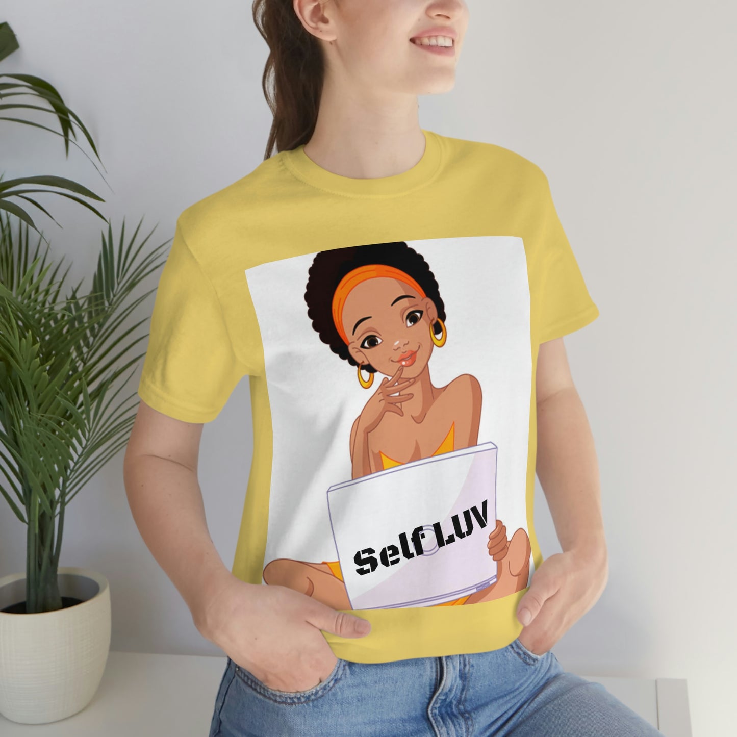 Unisex Jersey Short Sleeve Tee(Self Luv)